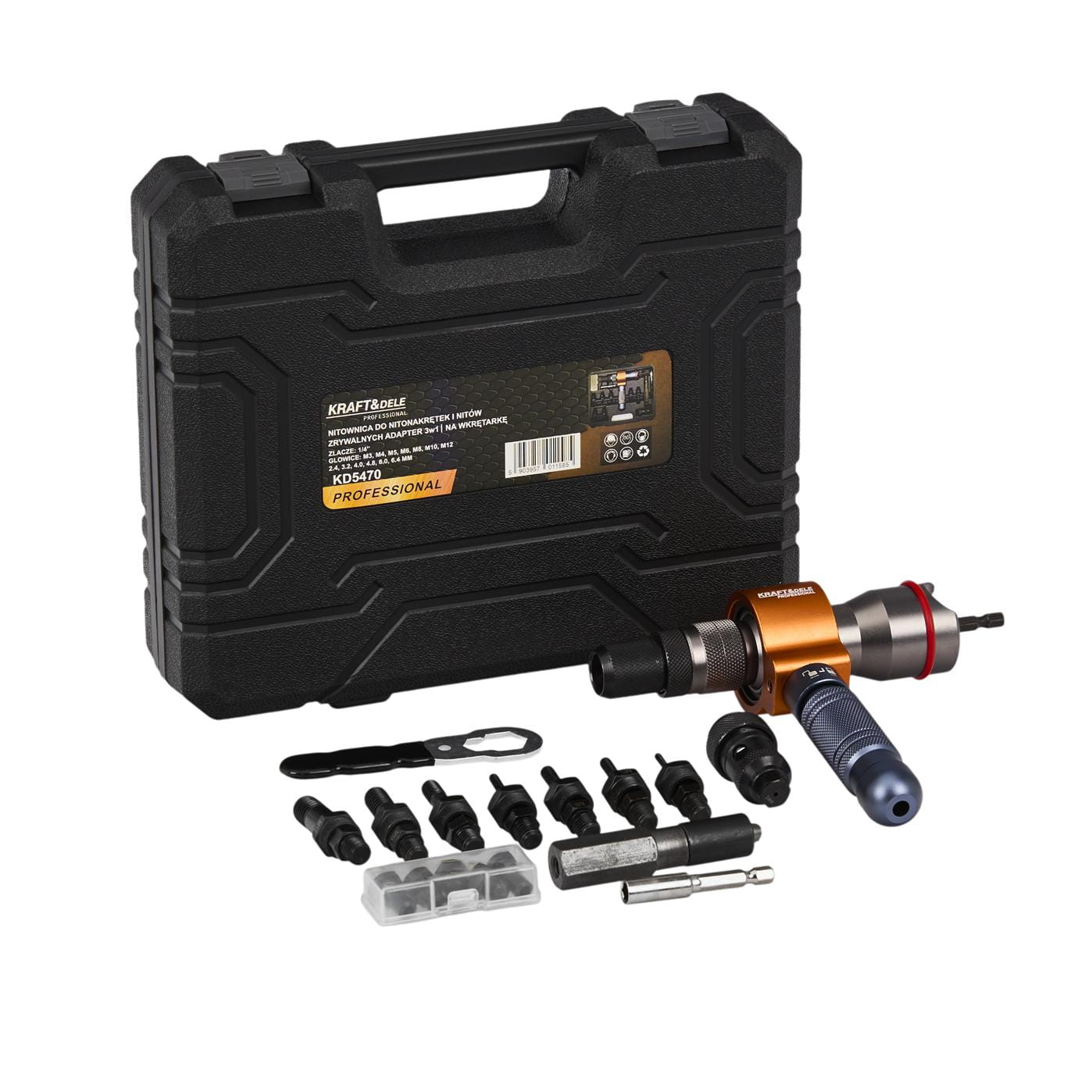 ADAPTER/NITOWNICA NA WKRĘTARKĘ 3w1 KD5470