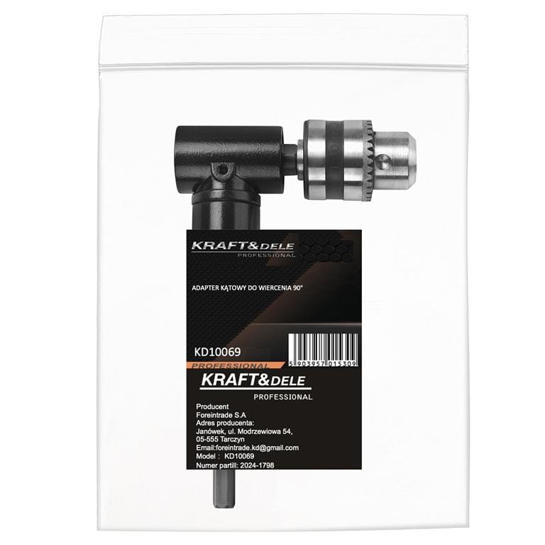 ADAPTATEUR/ACCESSOIRE DE PERÇAGE D'ANGLE KD10069 