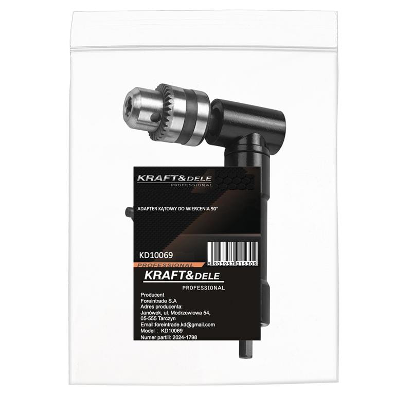 ADAPTATEUR/ACCESSOIRE DE PERÇAGE D'ANGLE KD10069 