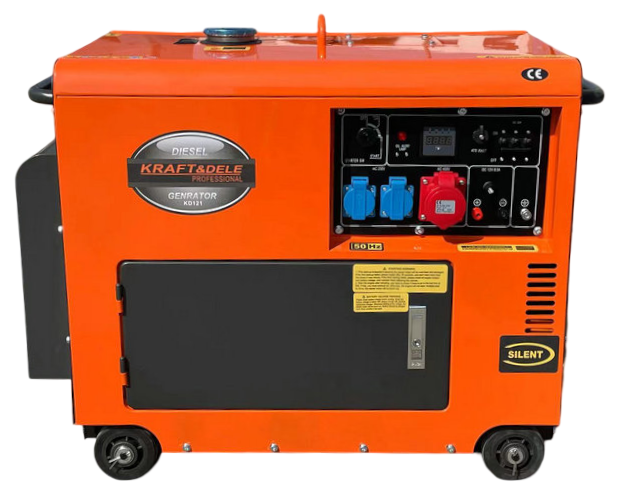 Diesel generator 7000W 12/230/380V + ATS KD121 