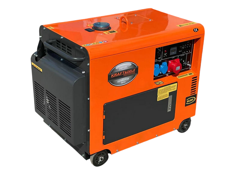 Diesel generator 7000W 12/230/380V + ATS KD121 