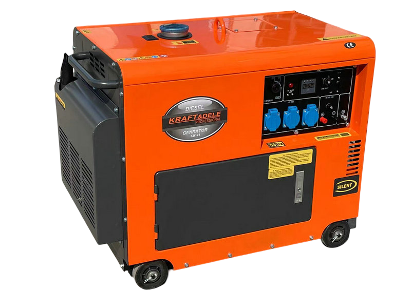 Diesel generator 7000W + ATS 12/230V KD123