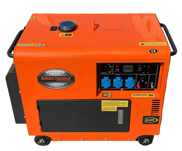 Diesel generator 7000W + ATS 12/230V KD123