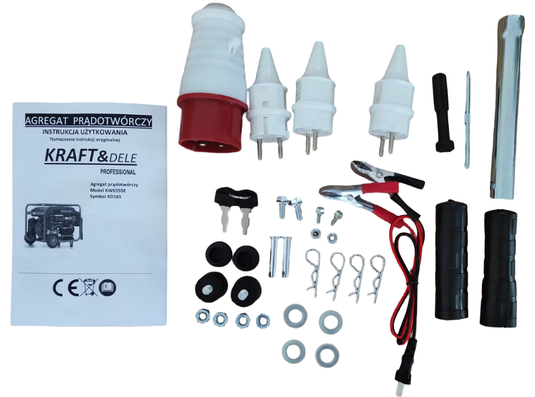 5500W 12/230V/380V KD165 power generator