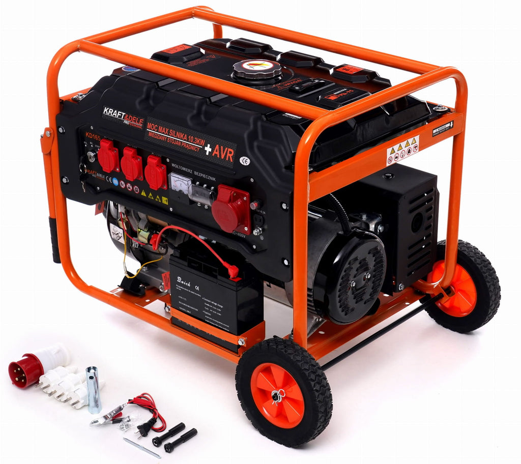 5500W 12/230V/380V KD165 power generator