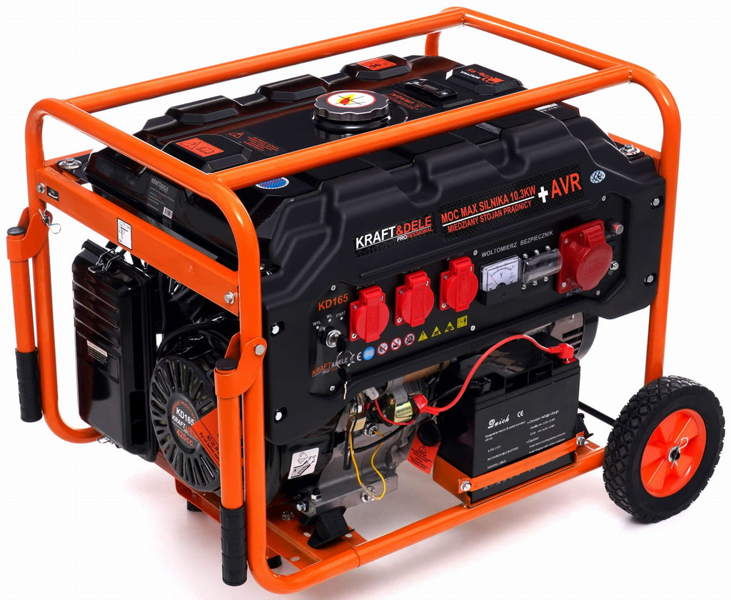 5500W 12/230V/380V KD165 power generator