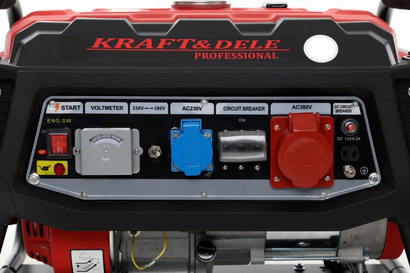 3000W 12/230/380V KD137 generator