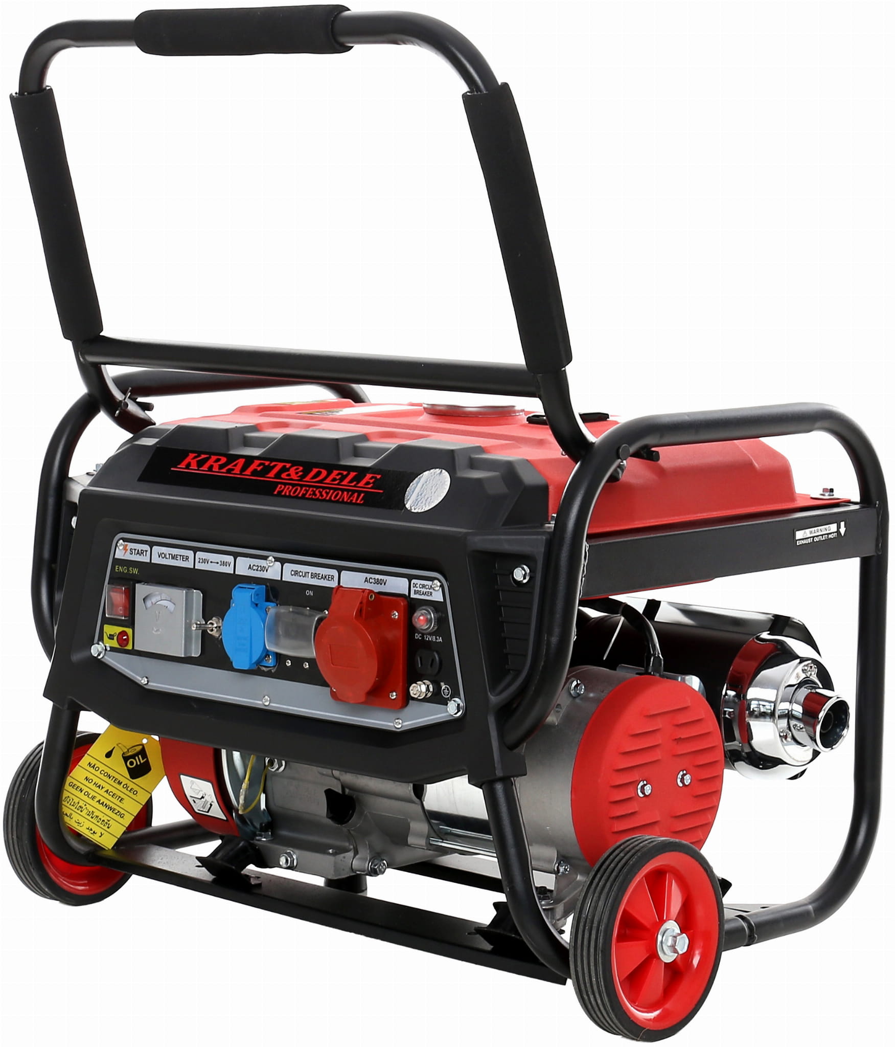 3000W 12/230/380V KD139 generator