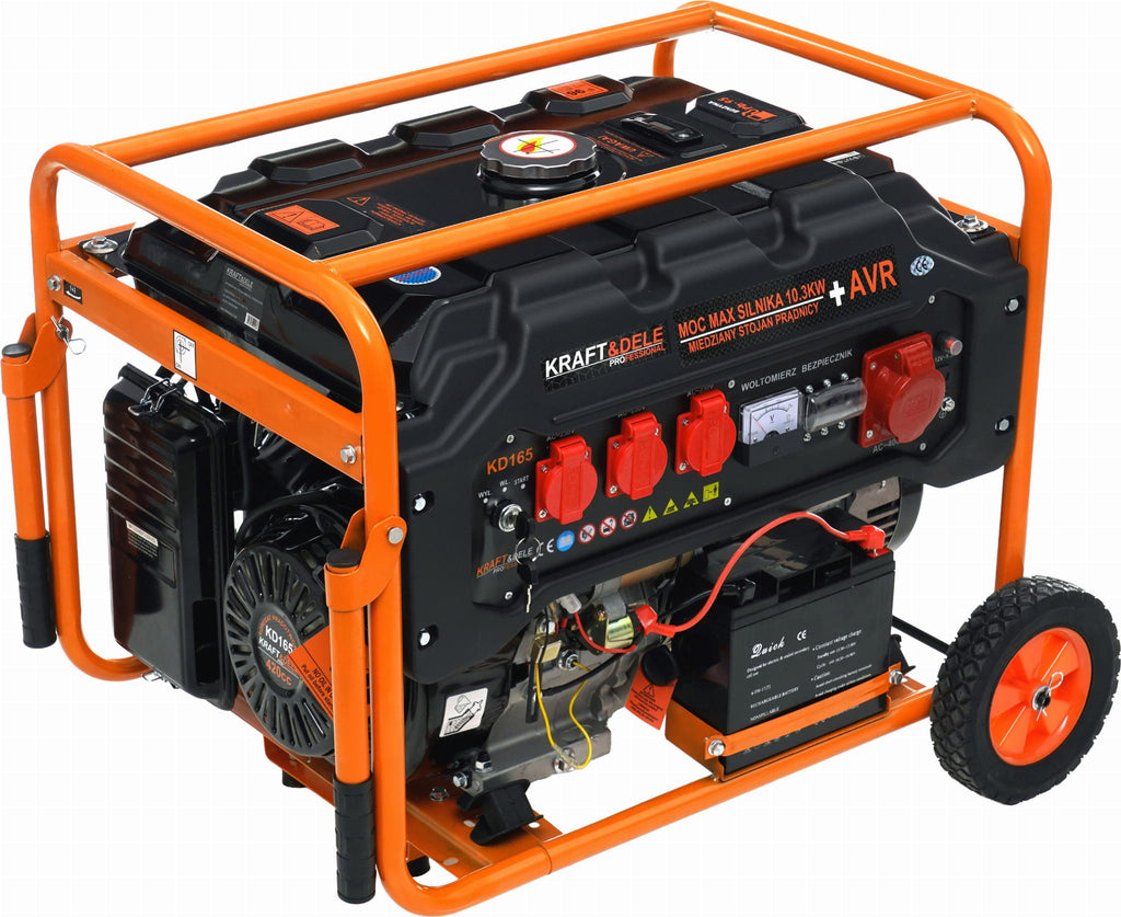 5500W 12/230V/380V KD165 power generator