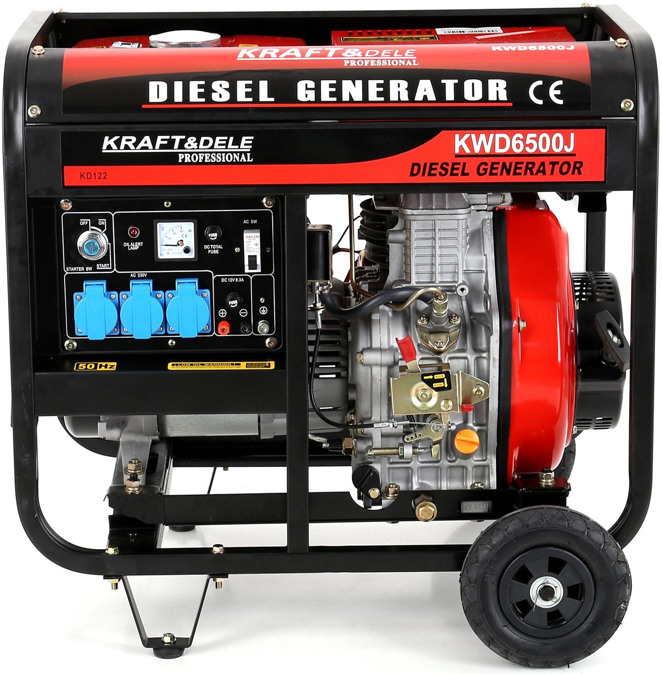 Diesel generator 6500W 12/230V KD122