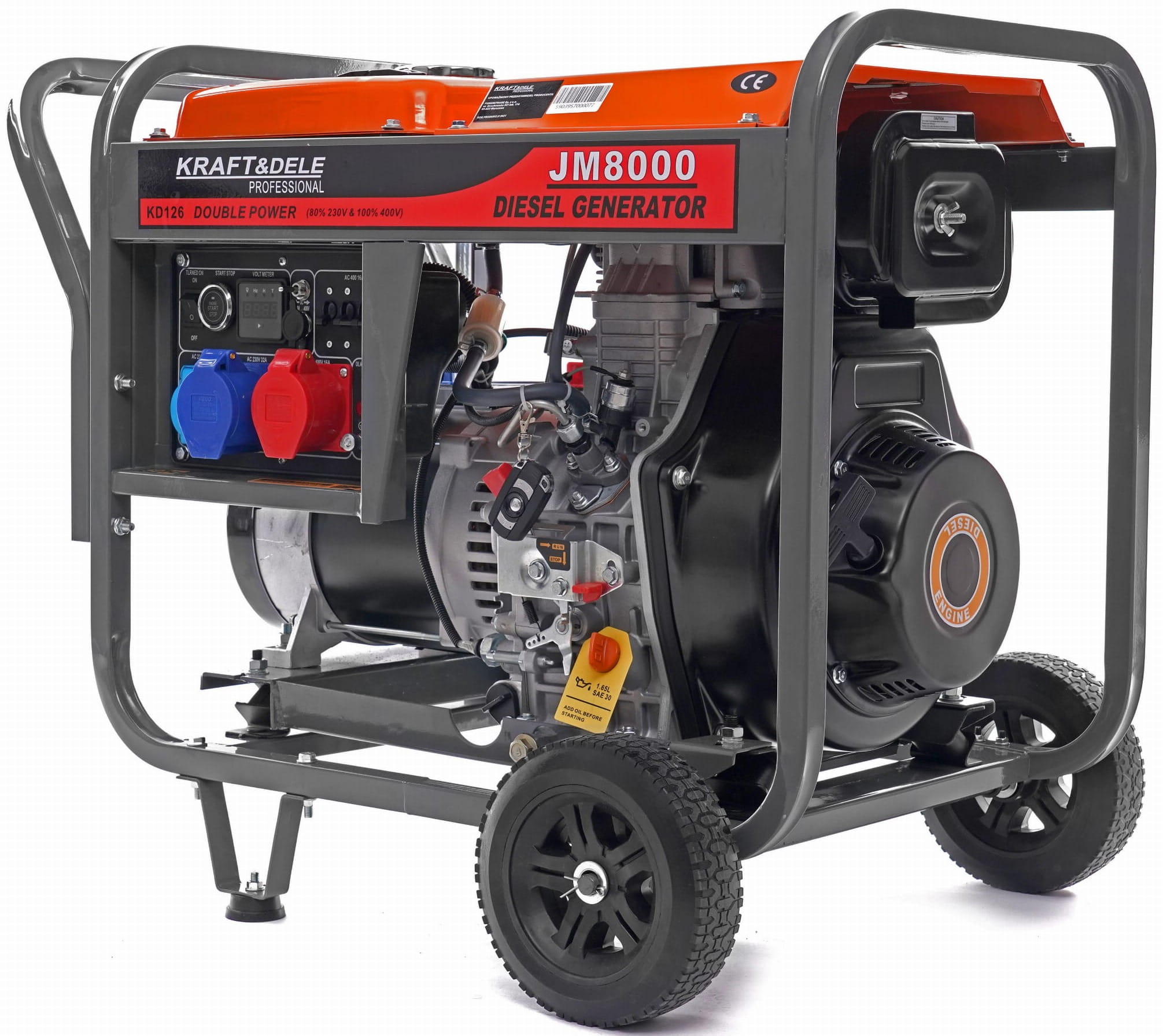 Diesel generator 8KW 80% 230/380V KD126