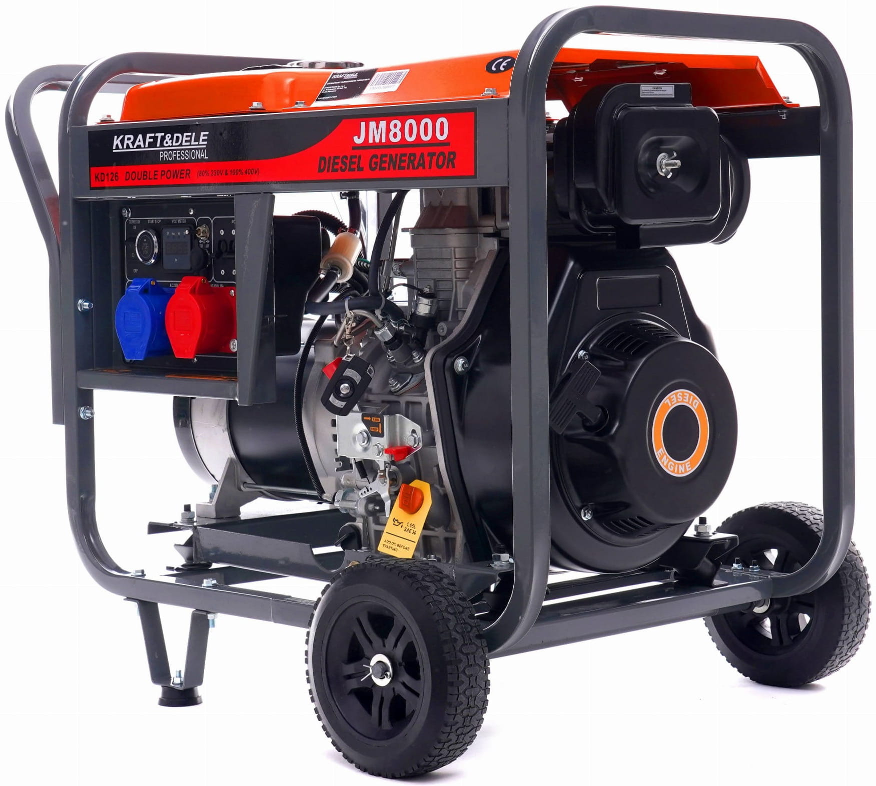 Diesel generator 8KW 80% 230/380V KD126