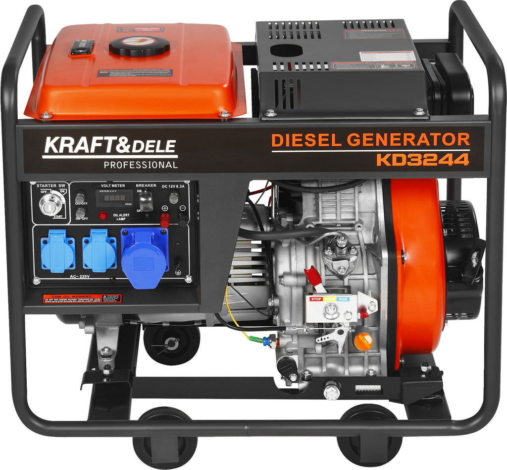 7kW Diesel Generator 230V 32A KD3244
