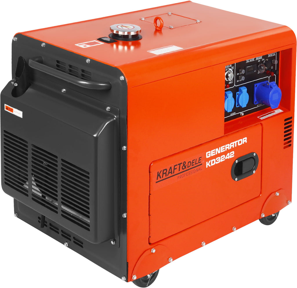 Générateur 230 V 7 kW 10 CV Diesel + ATS KD3242