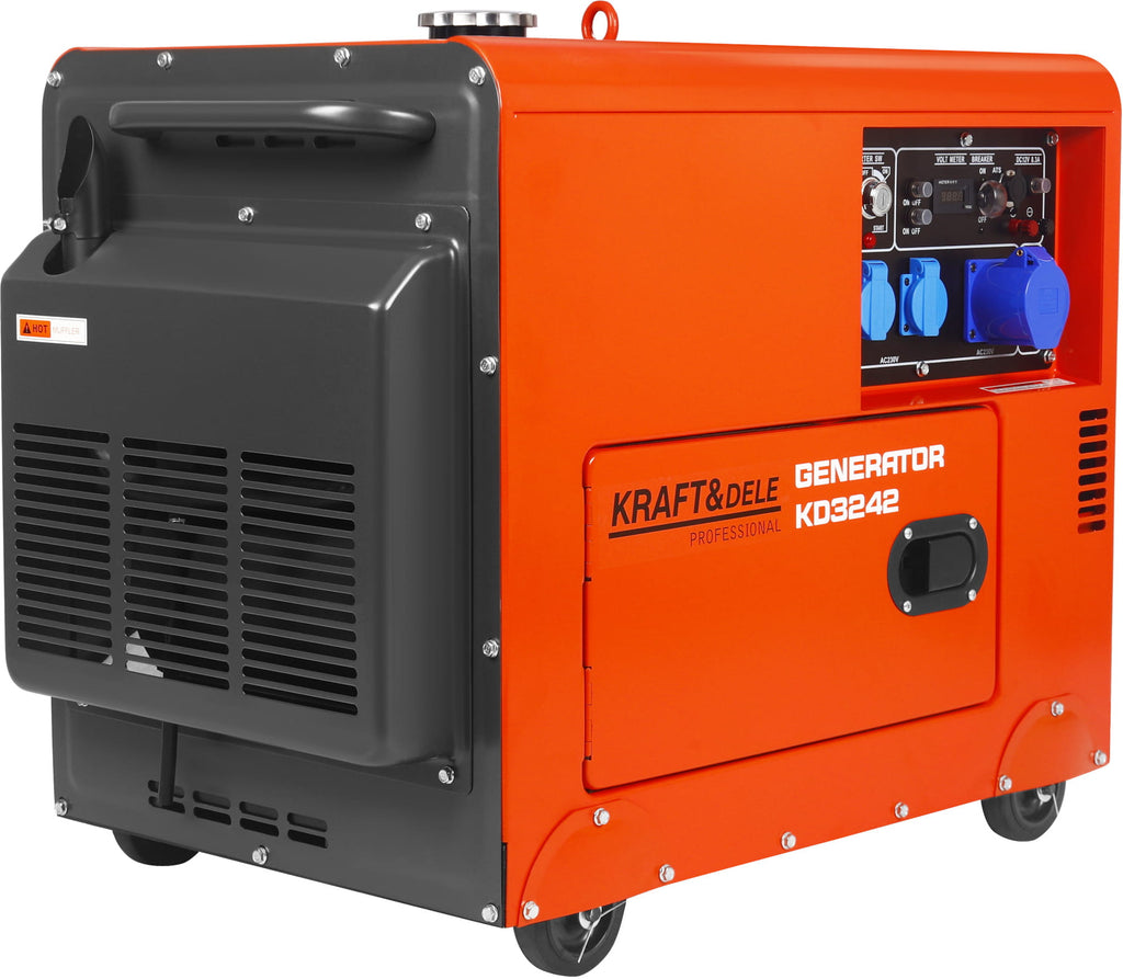 Générateur 230 V 7 kW 10 CV Diesel + ATS KD3242