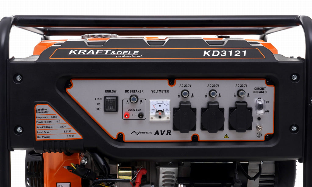 6 kW / 6.5 kW KD3121 generator