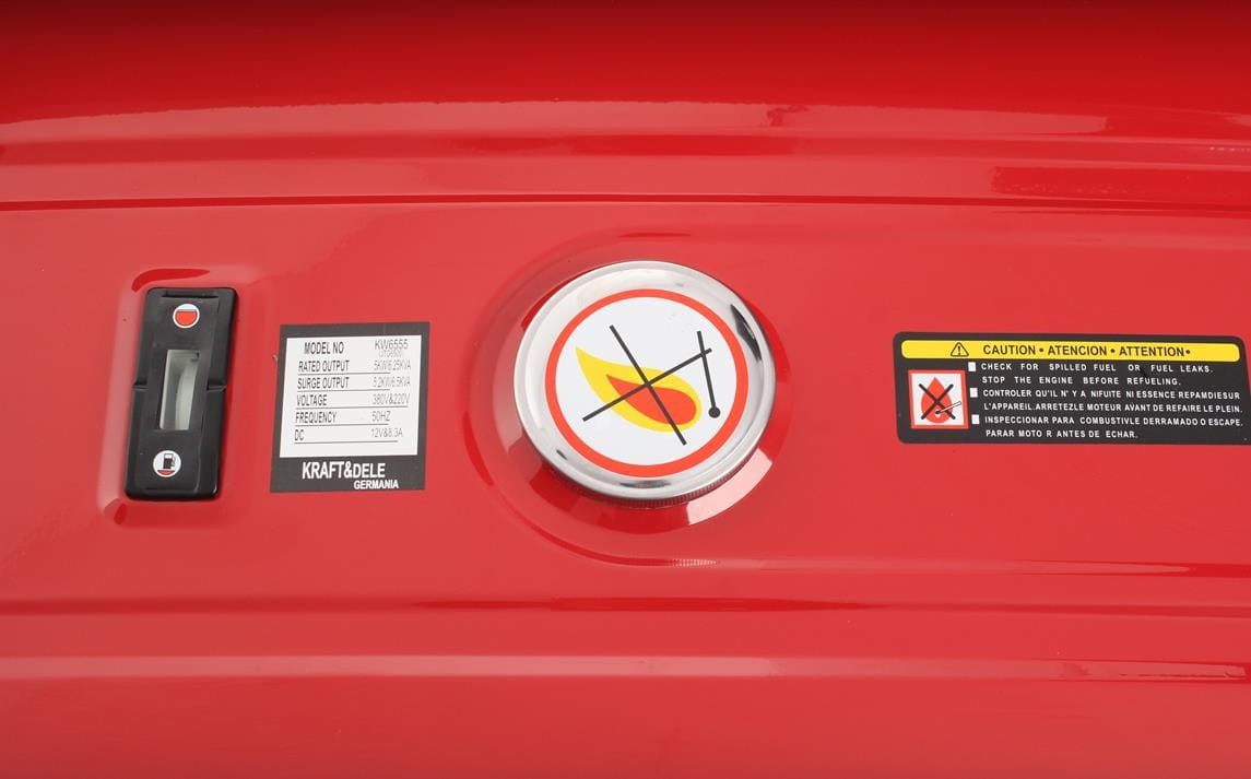 5000W 12/230/380V KD107 Four-stroke generator