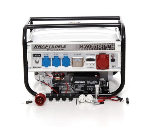 2500W 12/230/380V KD113 generator
