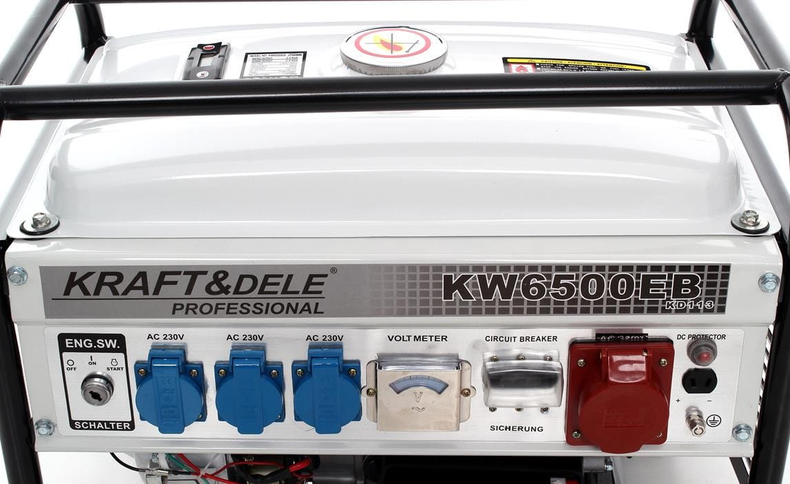 2500W 12/230/380V KD113 generator