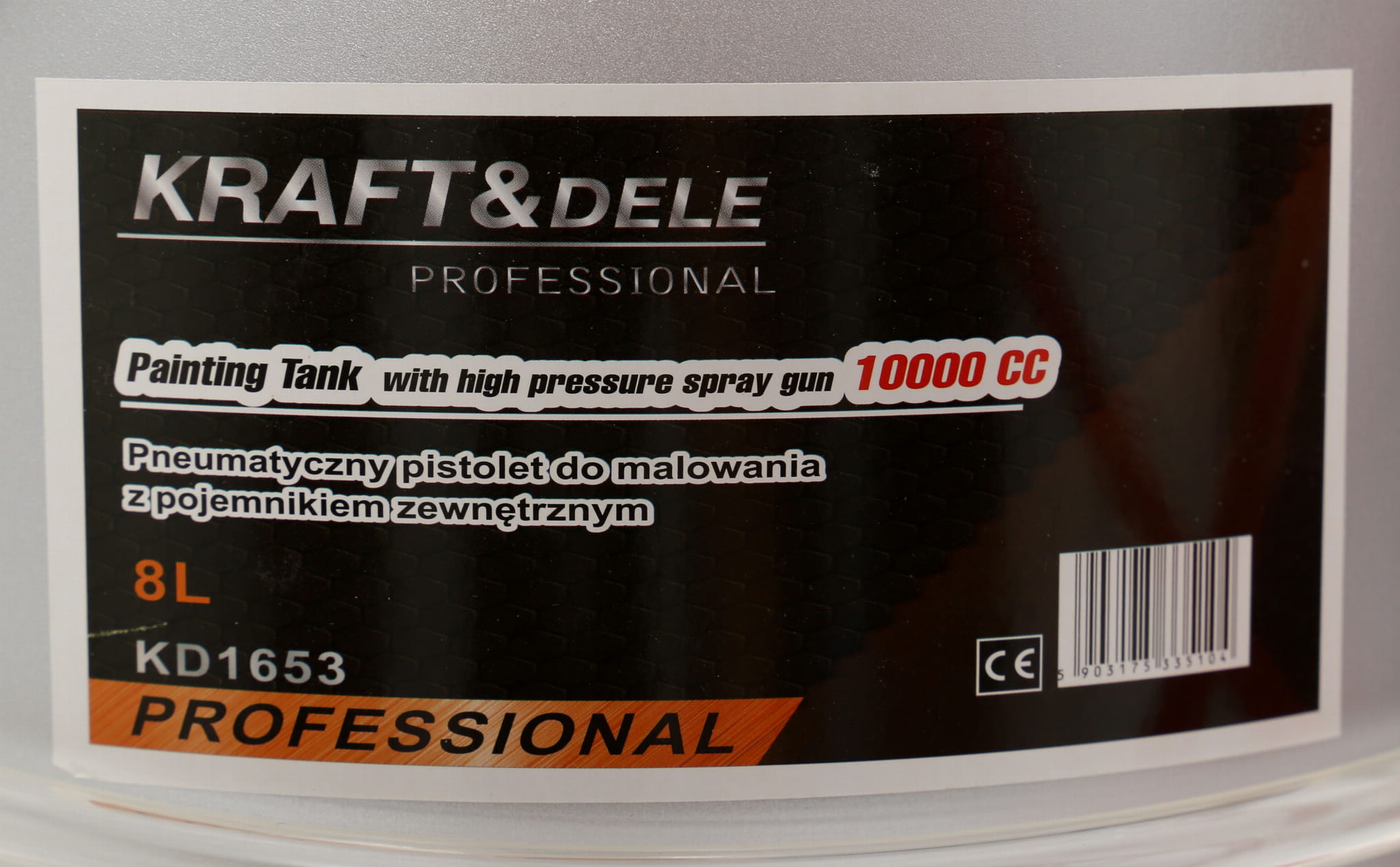 PNEUMATIC PAINT GENERATOR 8L KD1653